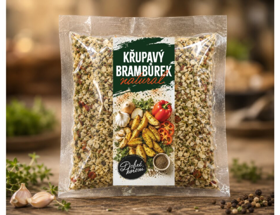 KŘUPAVÝ BRAMBŮREK, NATURAL