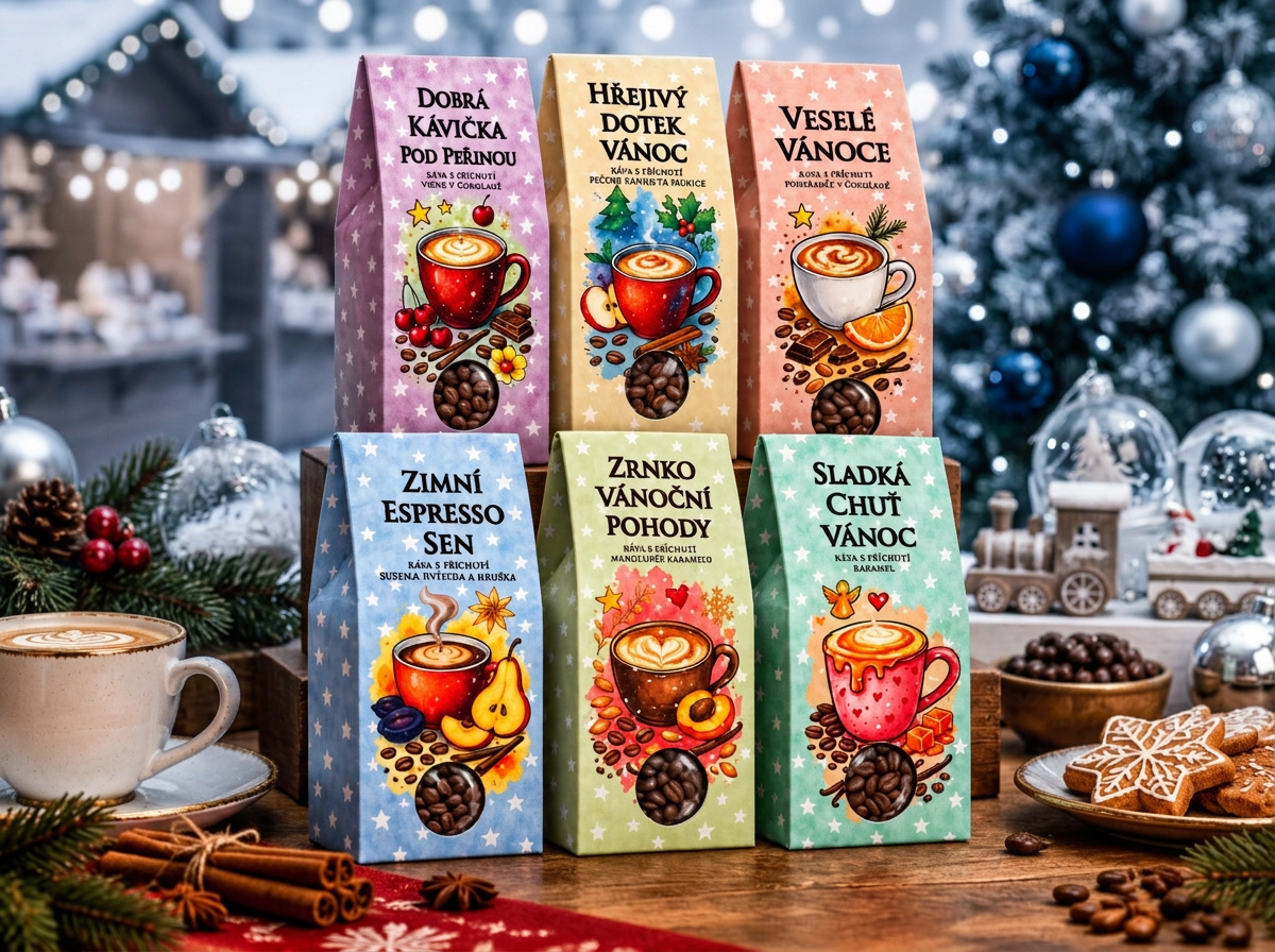 DÁRKOVÝ BOX - ŠEST DOUŠKŮ VÁNOC