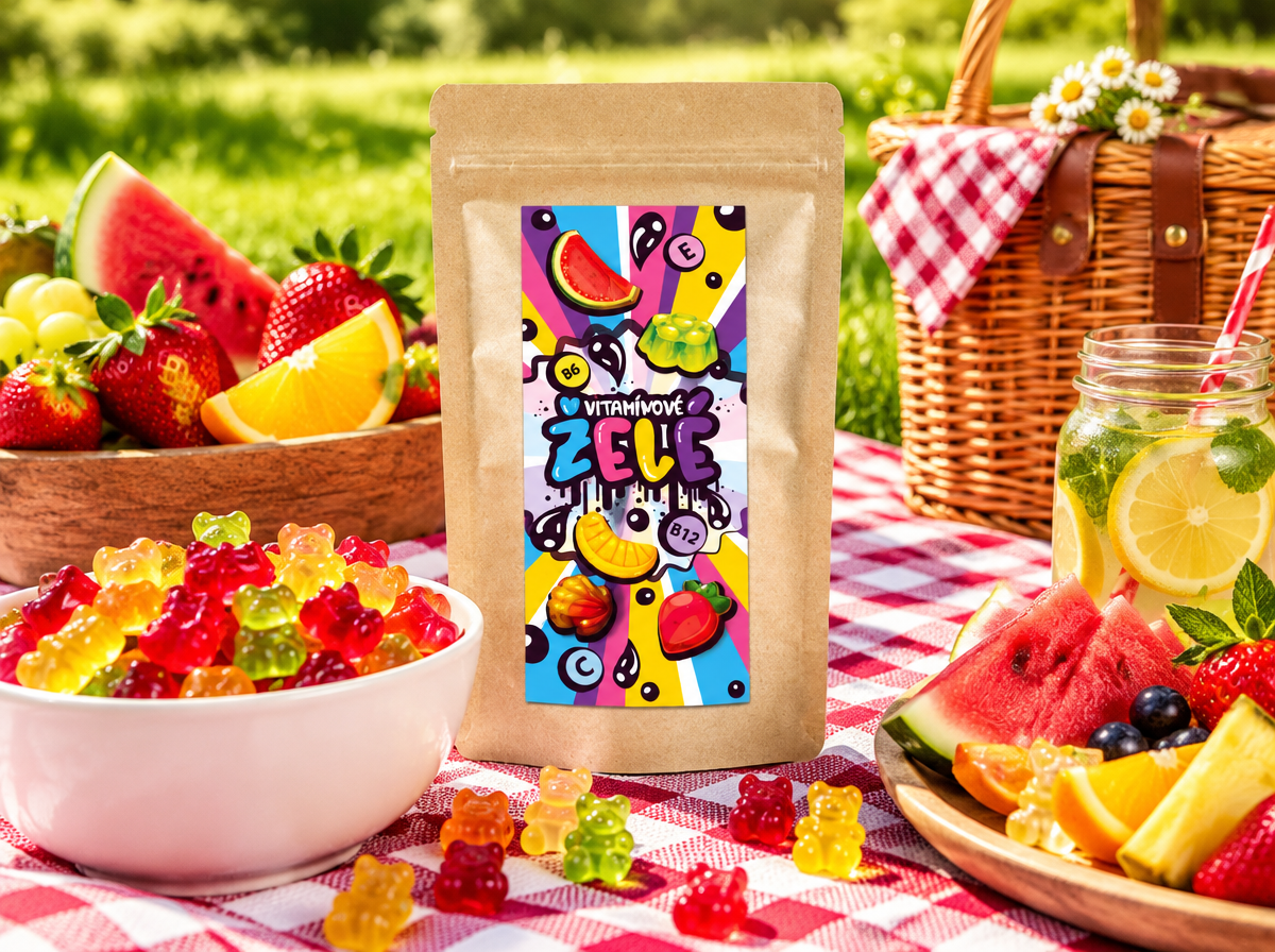 XL VITAMÍNOVÉ ŽELÉ LIPOO, 250 g