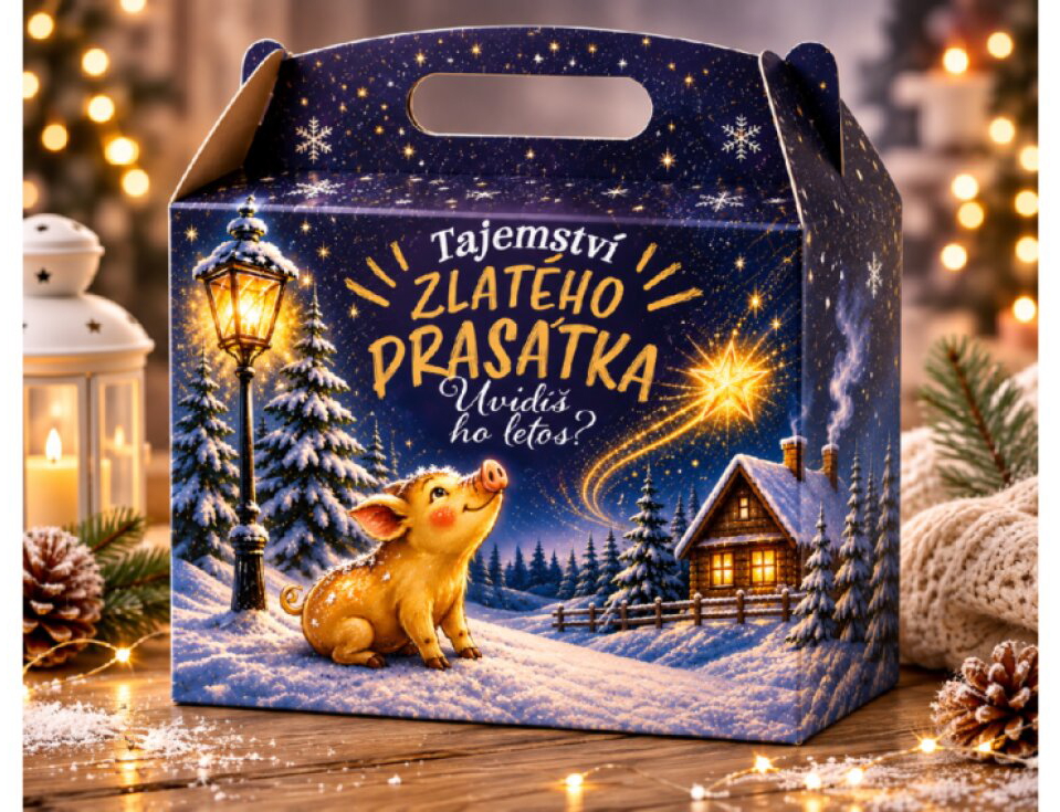 TAJEMSTVÍ ZLATÉHO PRASÁTKA - DÁRKOVÝ BOX