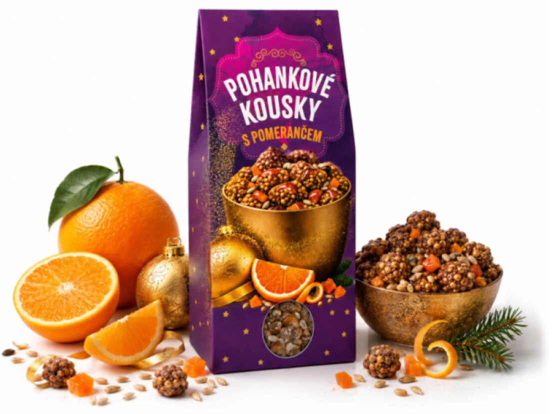 POHANKOVÉ KOUSKY S POMERANČEM