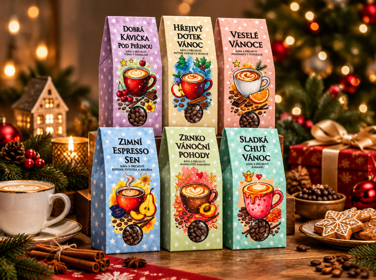 DÁRKOVÝ BOX - ŠEST DOUŠKŮ VÁNOC