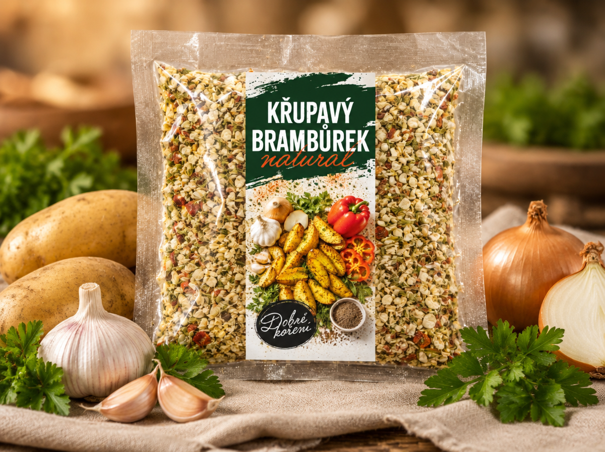 KŘUPAVÝ BRAMBŮREK, NATURAL