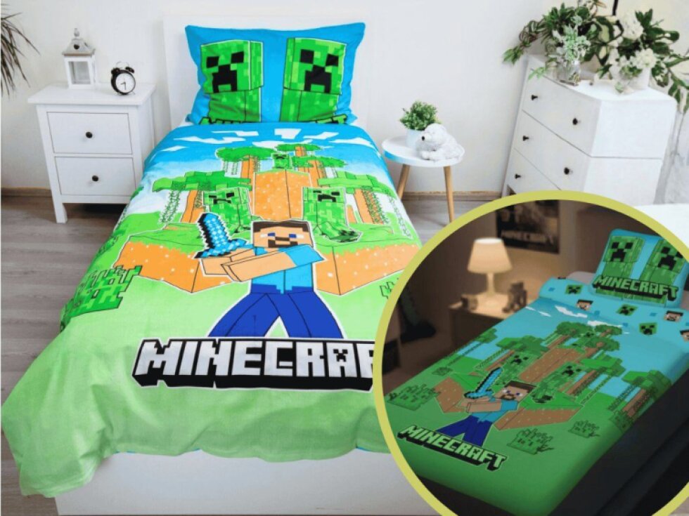 SVÍTÍCÍ POVLEČENÍ - MINECRAFT