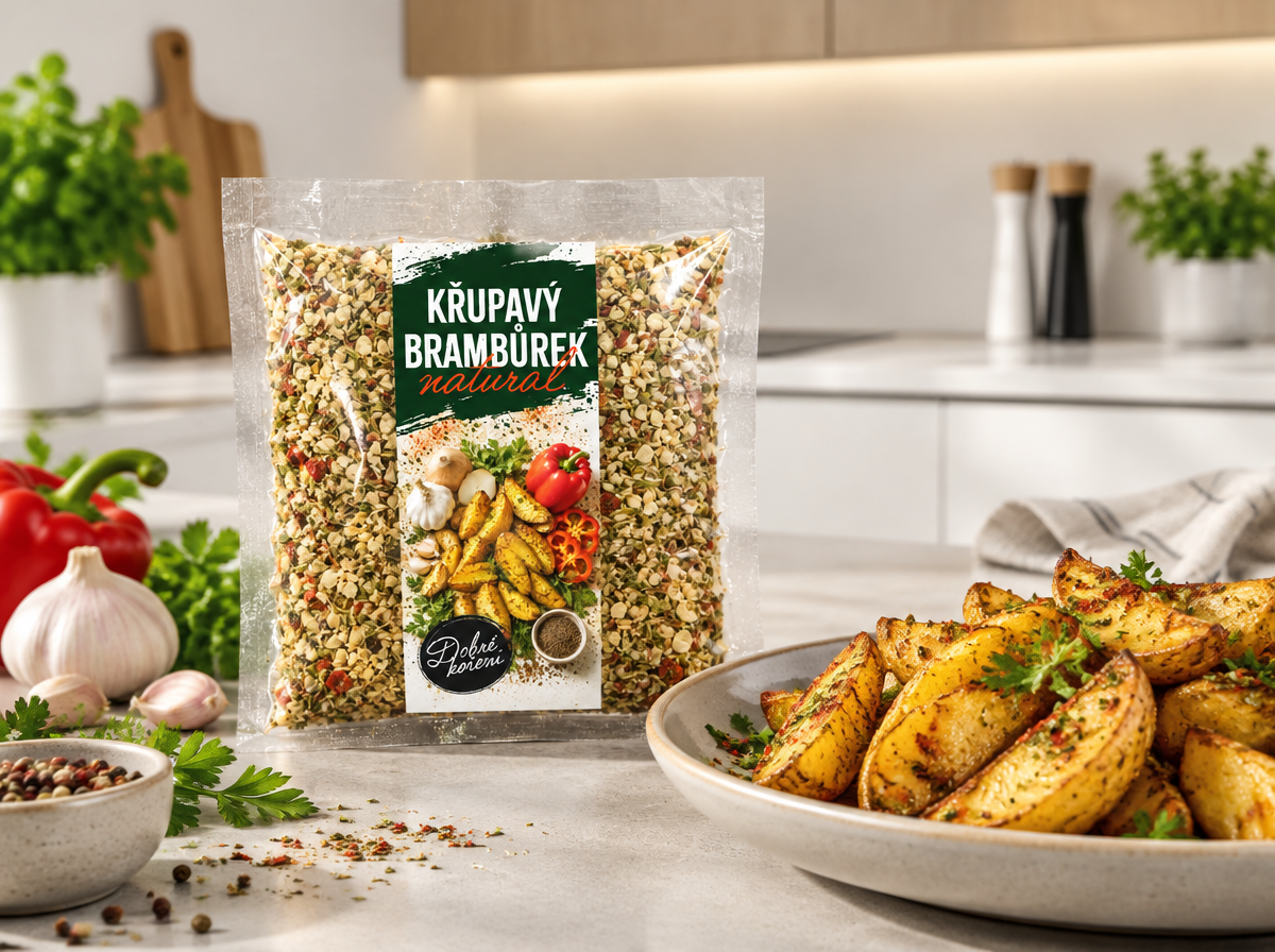 KŘUPAVÝ BRAMBŮREK, NATURAL
