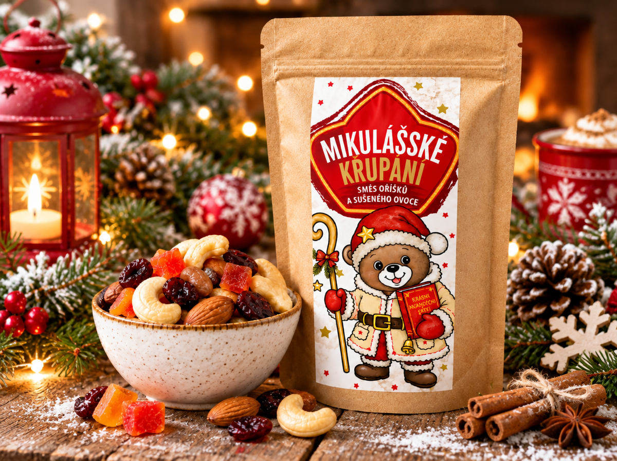 MIKULÁŠSKÁ NADÍLKA - OŘÍŠKOVÉ KŘUPÁNÍ