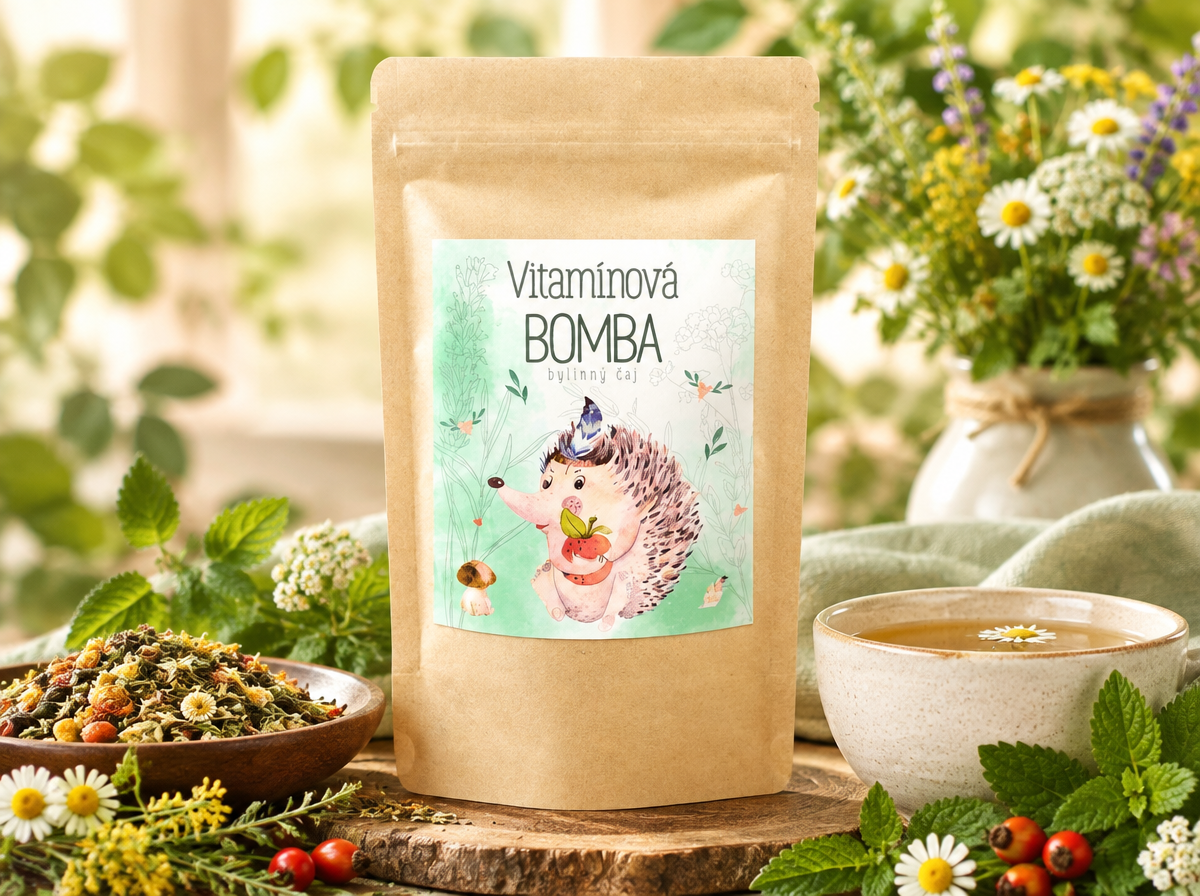 VITAMÍNOVÁ BOMBA - BYLINNÝ ČAJ, 75g
