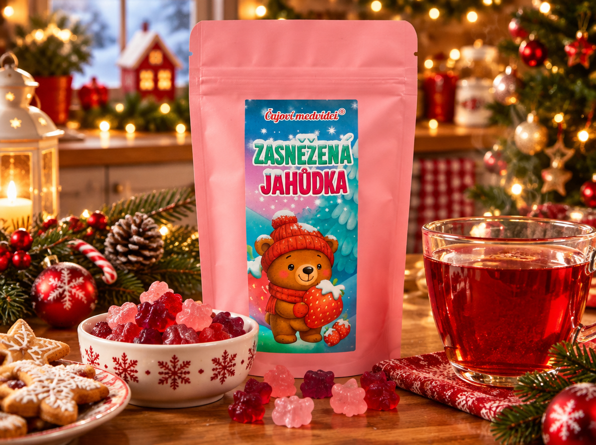 ZASNĚŽENÁ JAHŮDKA - ČAJOVÍ MEDVÍDCI