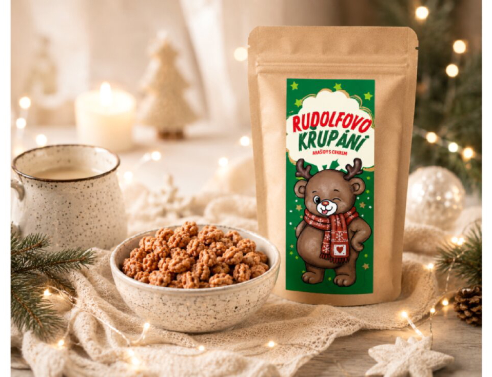 RUDOLFOVO KŘUPÁNÍ - ARAŠÍDY V CUKRU