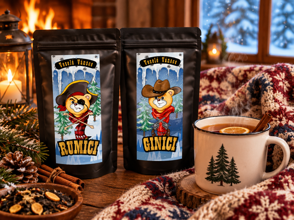 VÁNOČNÍ BALENÍ RUMÍCI a GINÍCI