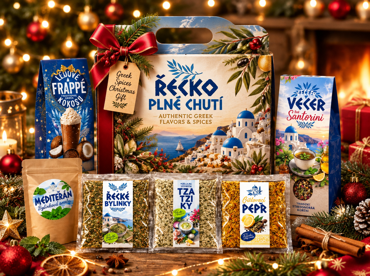 ŘECKO PLNÉ CHUTÍ - DÁRKOVÝ BOX PRO MILOVNÍKY ŘECKA