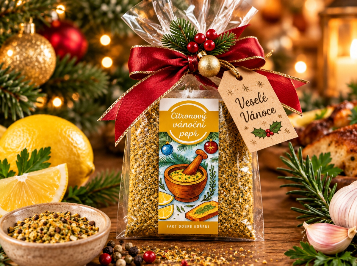 VÁNOČNÍ CITRONOVÝ PEPŘ, 100 g