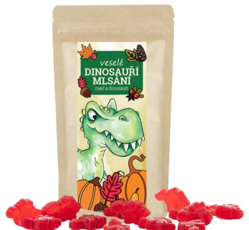 VESELÉ DINOSAUŘÍ MLSÁNÍ, mix čajoví dinosauři + medvídci, 250g