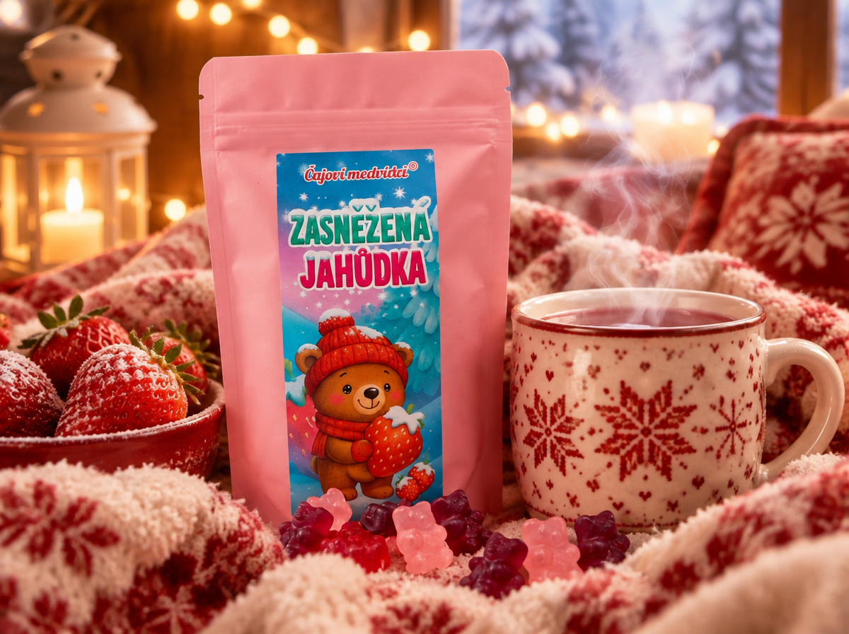 ZASNĚŽENÁ JAHŮDKA - ČAJOVÍ MEDVÍDCI
