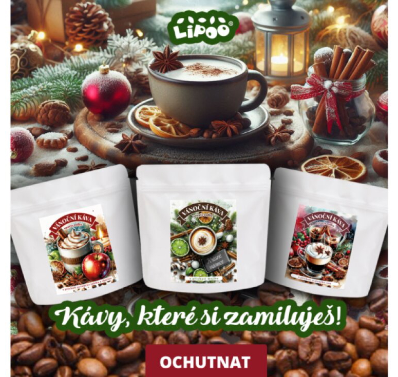 VÁNOČNÍ OCHUCENÁ KÁVA S PŘÍCHUTÍ MOJITO, 160g