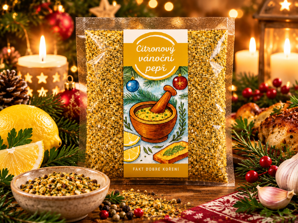 VÁNOČNÍ CITRONOVÝ PEPŘ, 100 g