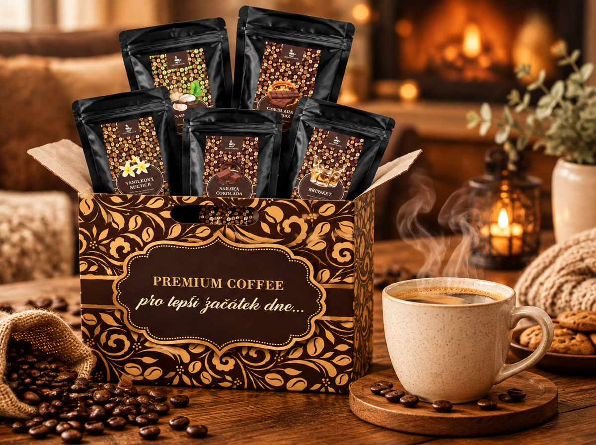 DÁRKOVÝ BOX PRO MUŽE - PREMIUM COFFEE