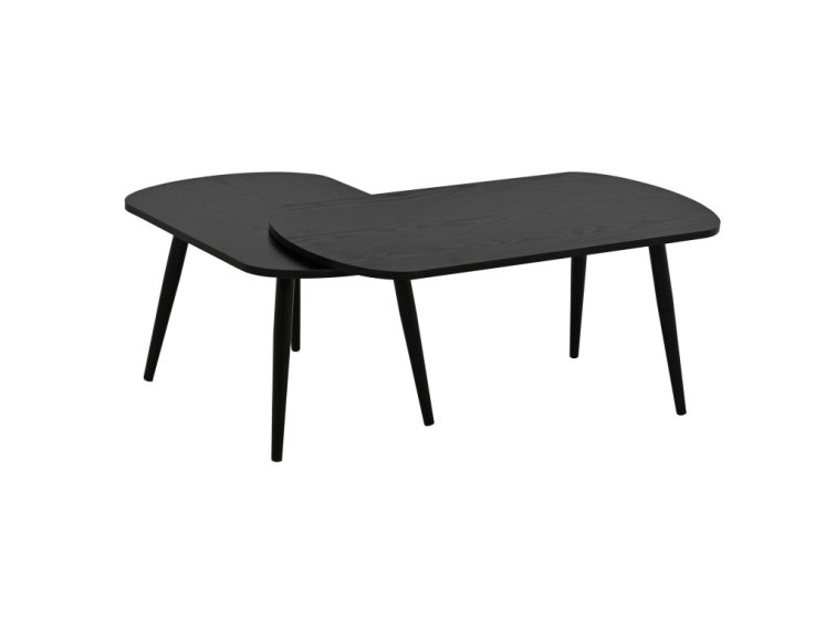 Konferenční stolek - Brosco, dekor černé dřevo