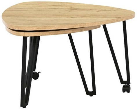 Konferenční stolek Metra - dekor dub