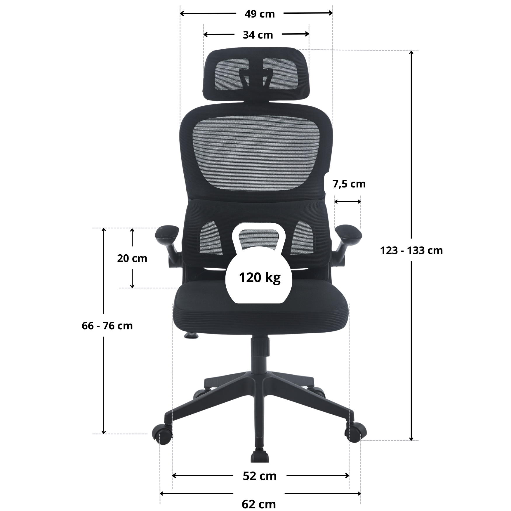 Kancelářská židle SmartSit PRO - černá