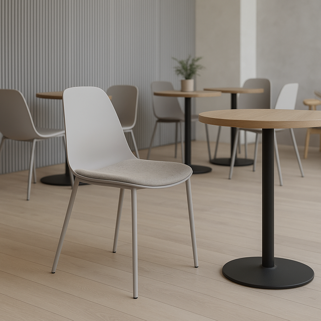 Designová jídelní židle BORETA - béžová