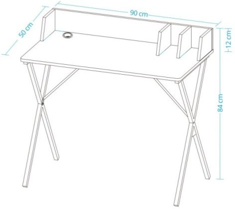 Pracovní stůl Luna - Černý