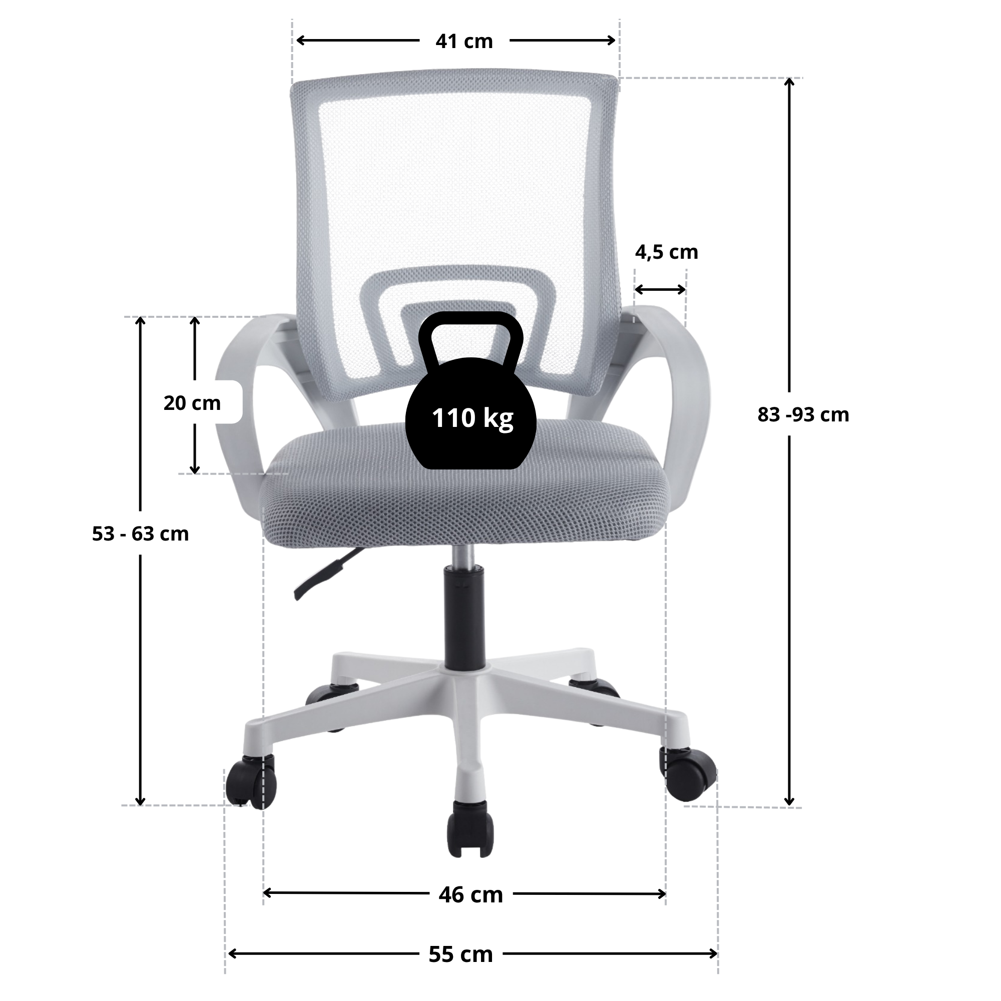 Kancelářská židle ARGO - modrá