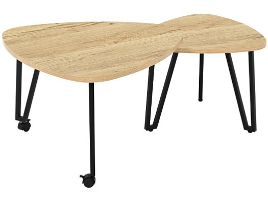 Konferenční stolek Metra - dekor dub