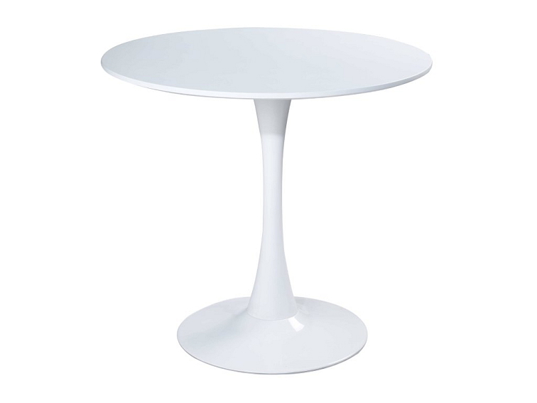 Kulatý jídelní stůl Beluga Ø70 - Bílý