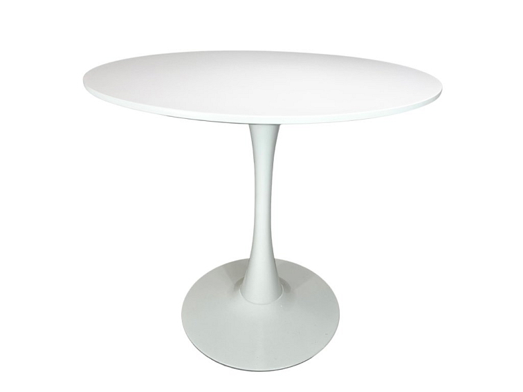 Kulatý jídelní stůl Beluga Ø80 - Bílý