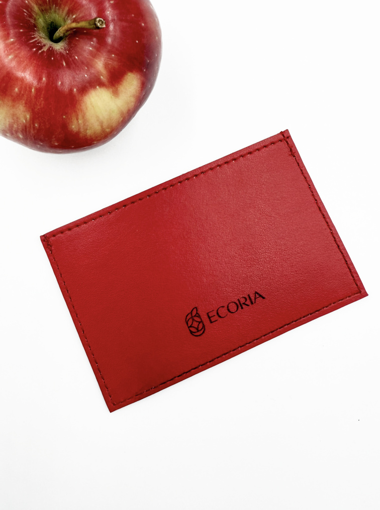 Card holder Ecoria červený