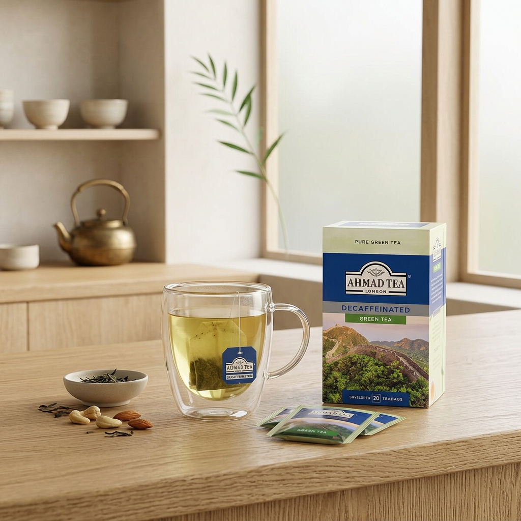 Bezkofeínový zelený čaj AHMAD TEA 20x1,5 g