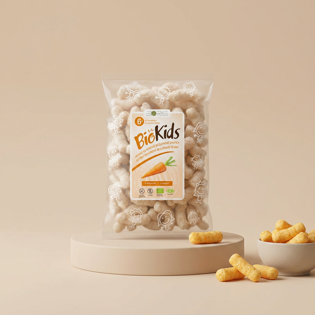 BIO detské chrumky s mrkvou BioKIDS 55 g