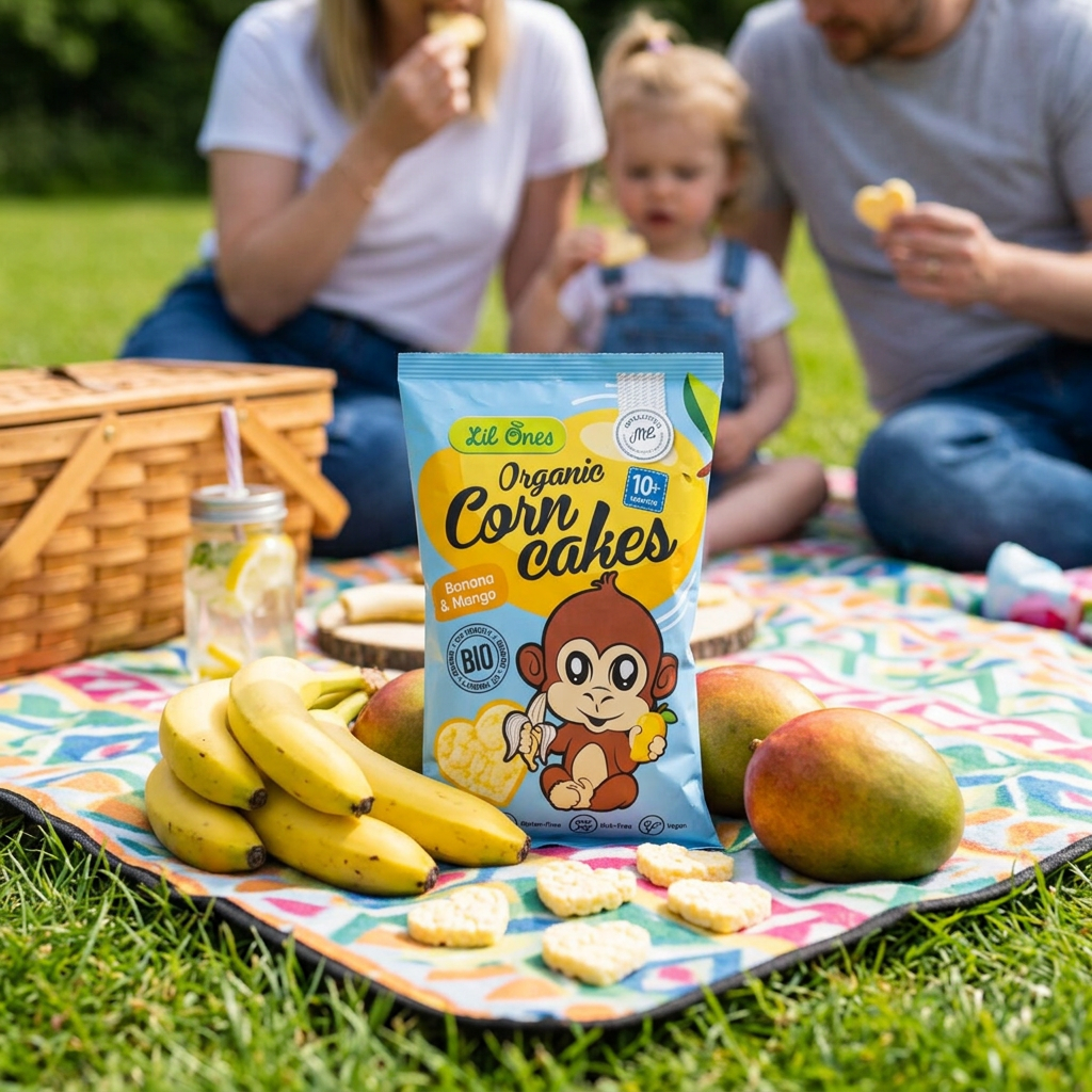 BIO detské chrumky Banán & Mango Lil Ones 30 g