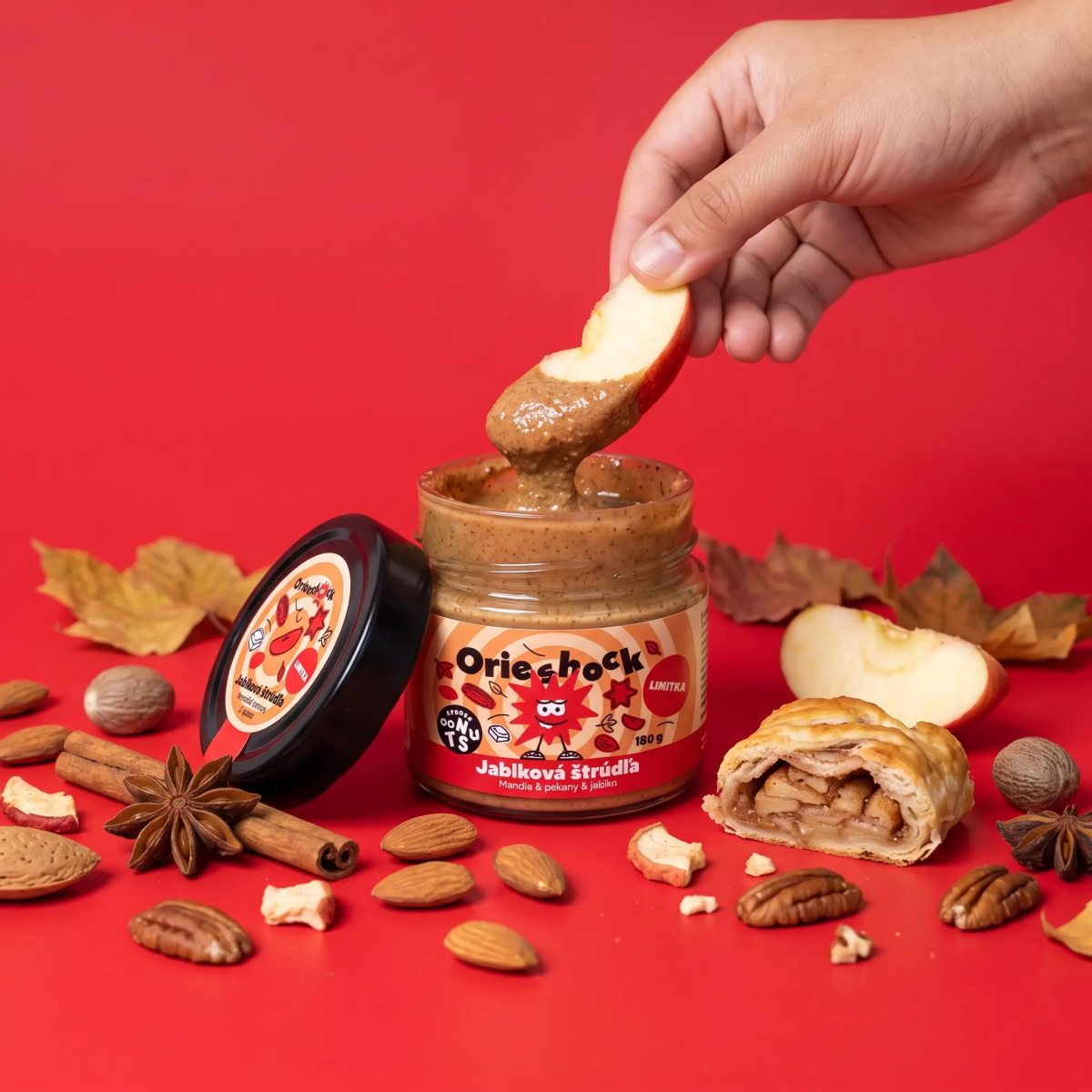 Jablková štrúdľa – orechový krém 180 g