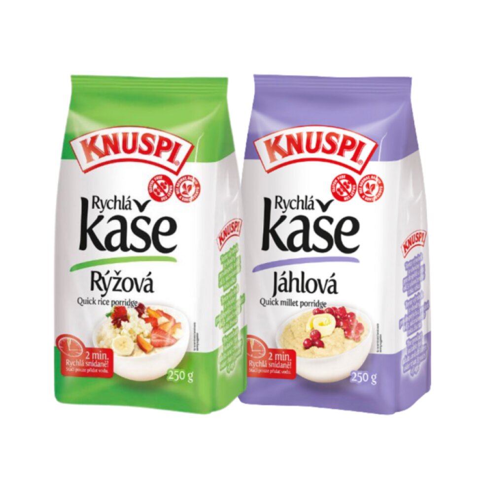 Bezlepková raňajková kaša s probiotikami Knuspi 250 g