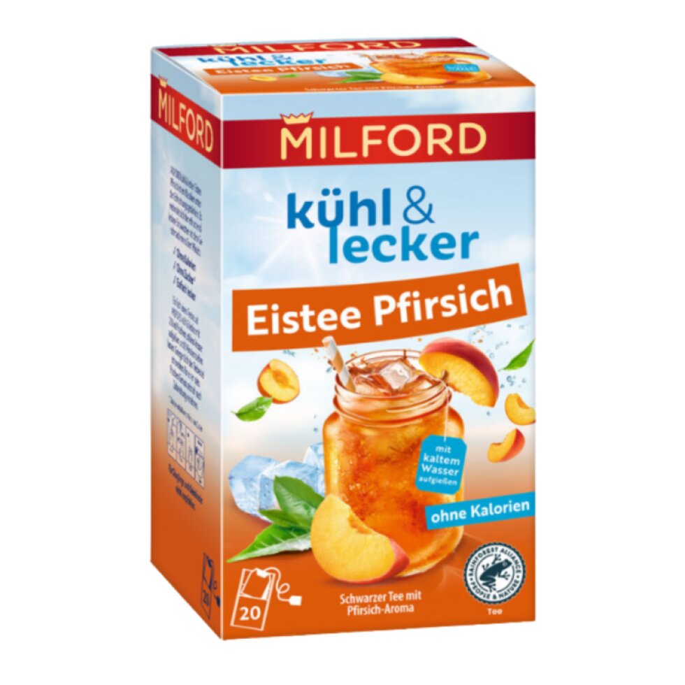 Ľadový čaj Broskyňa MILFORD 20x2,5 g