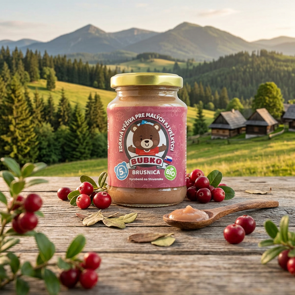 BIO detská výživa Brusnica Bubko 200 g
