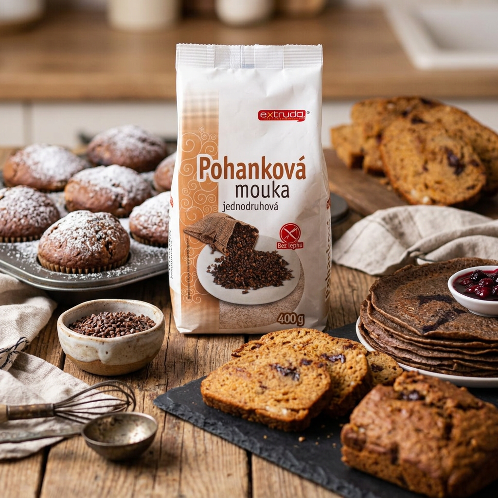 Bezlepková pohánková múka Extrudo 400 g