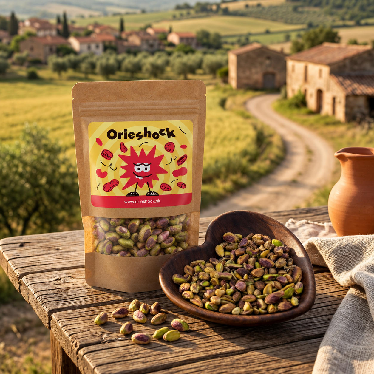 Pistácie pražené nesolené 250 g