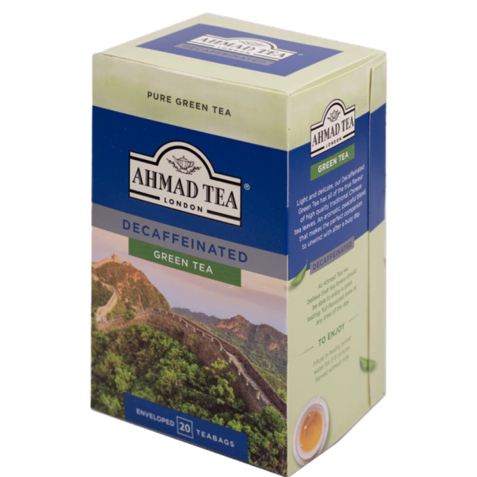 Bezkofeínový zelený čaj AHMAD TEA 20x1,5 g