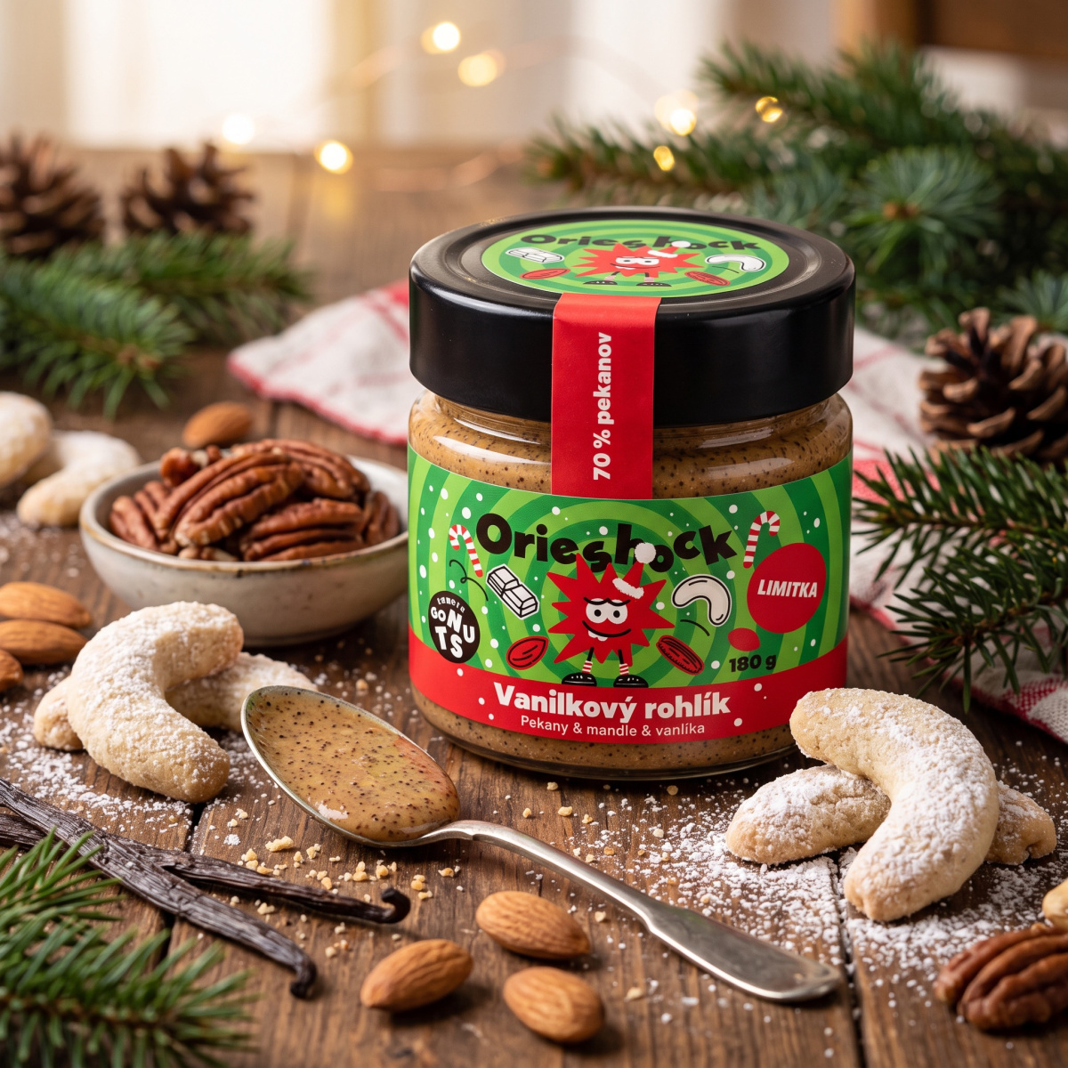 Orieshock Vanilkový rohlík 180g