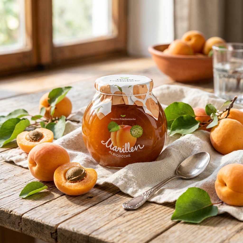 Marhuľový džem v retro balení 55 % UWE 460 g