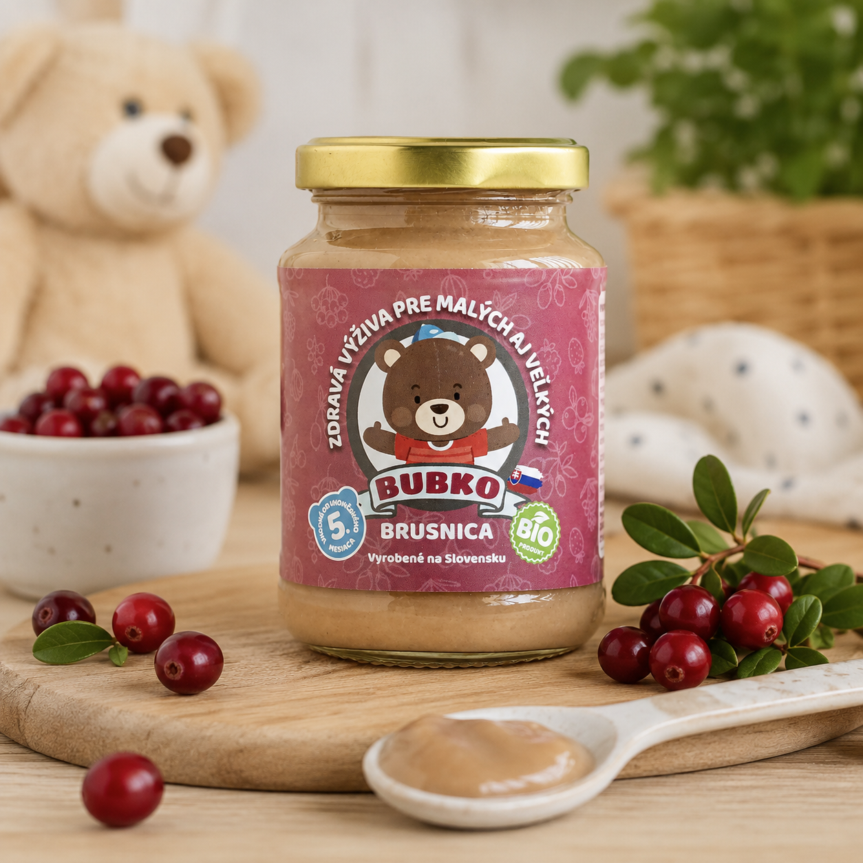 BIO detská výživa Brusnica Bubko 200 g