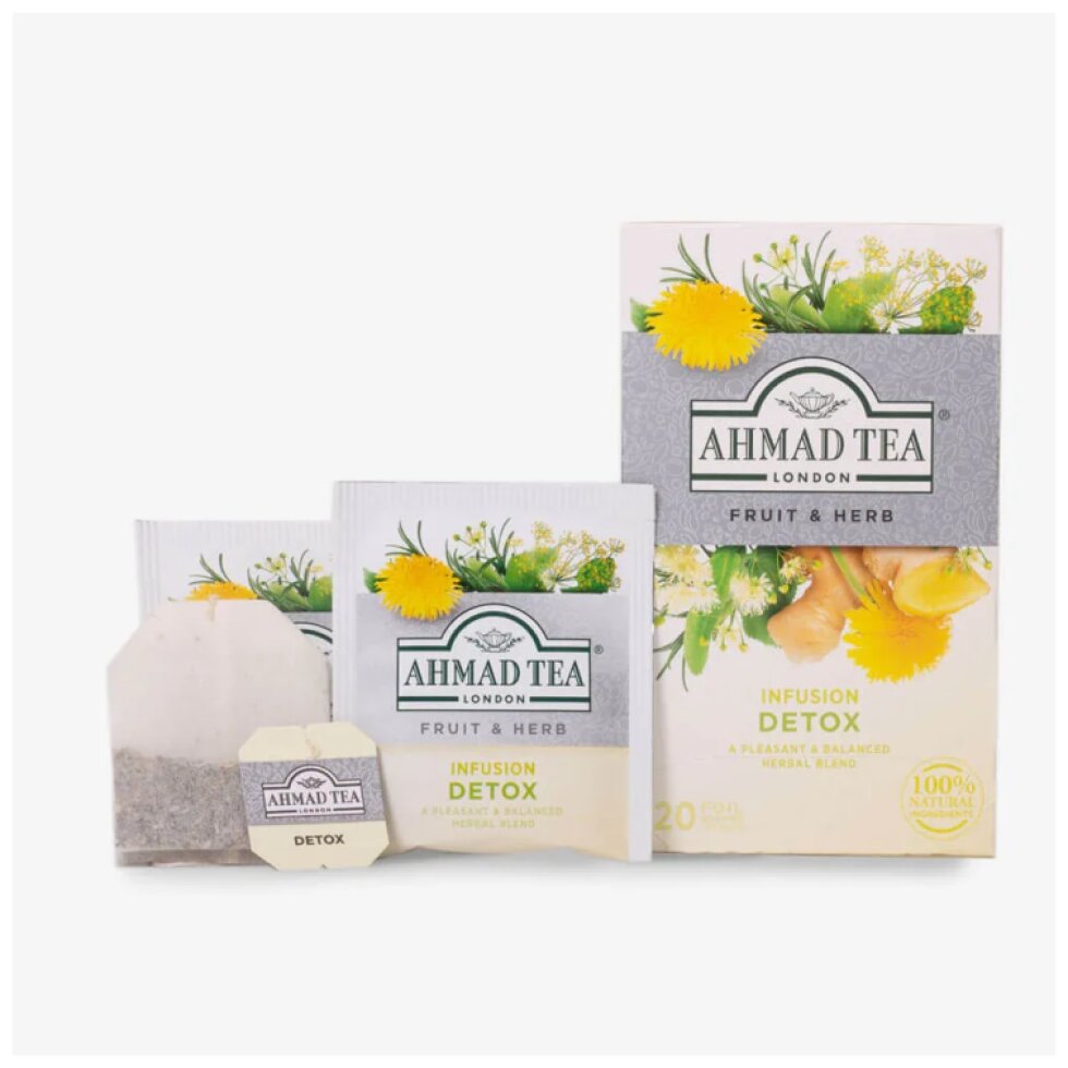 Bylinný čaj Detox AHMAD TEA 20x2 g