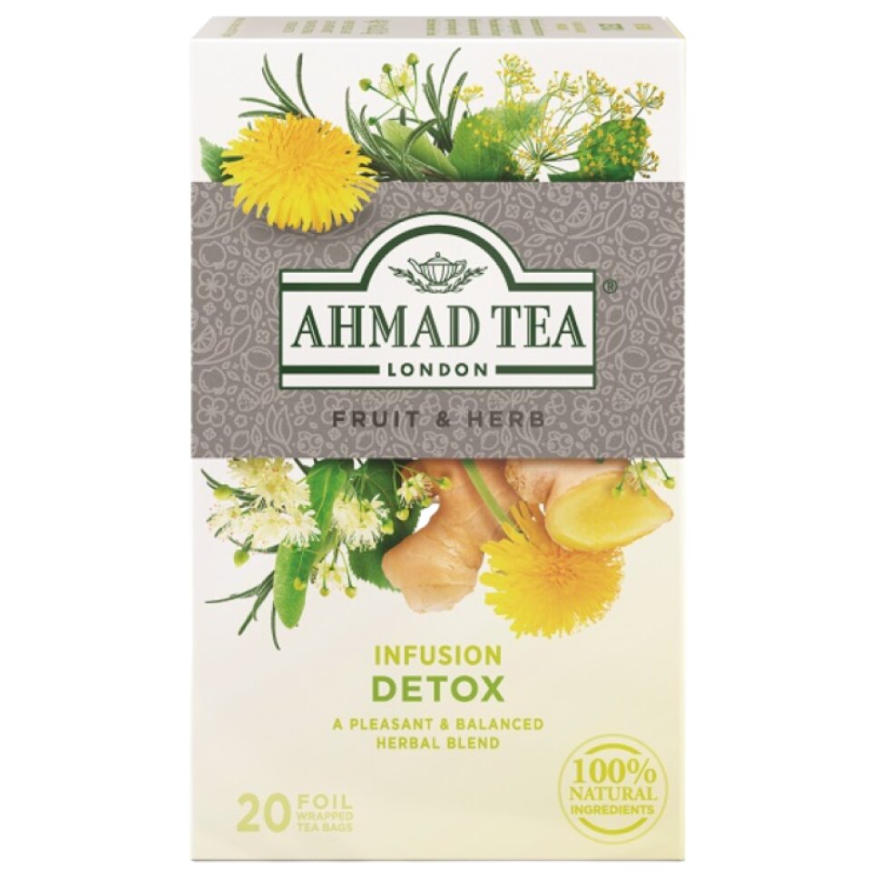 Bylinný čaj Detox AHMAD TEA 20x2 g