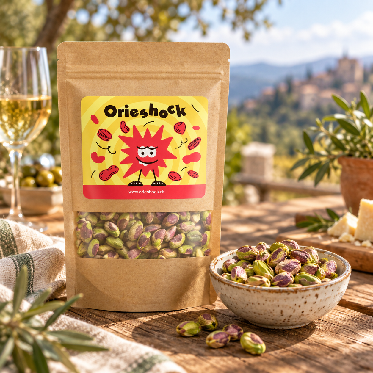 Pistácie pražené nesolené 250 g