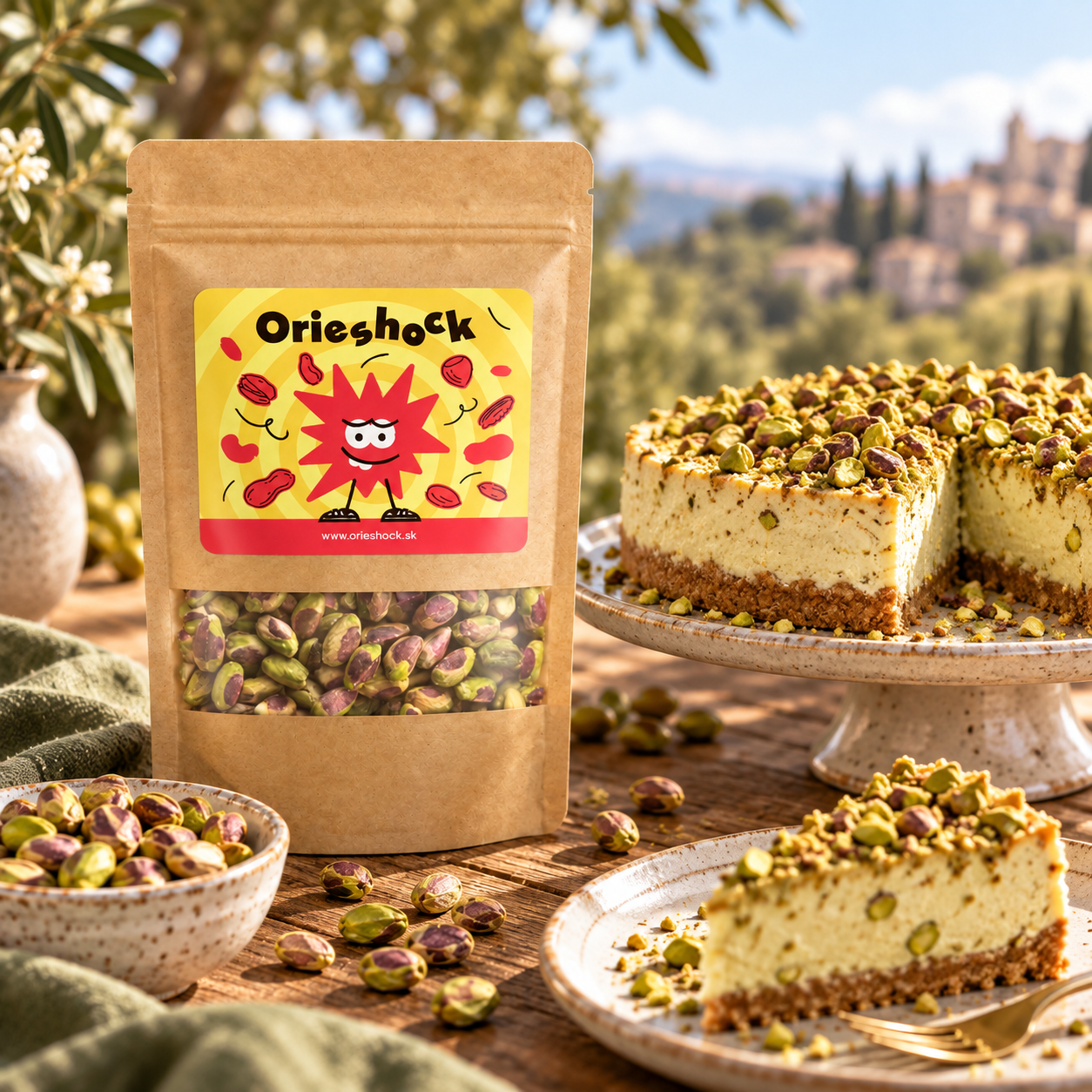Pistácie pražené nesolené 250 g