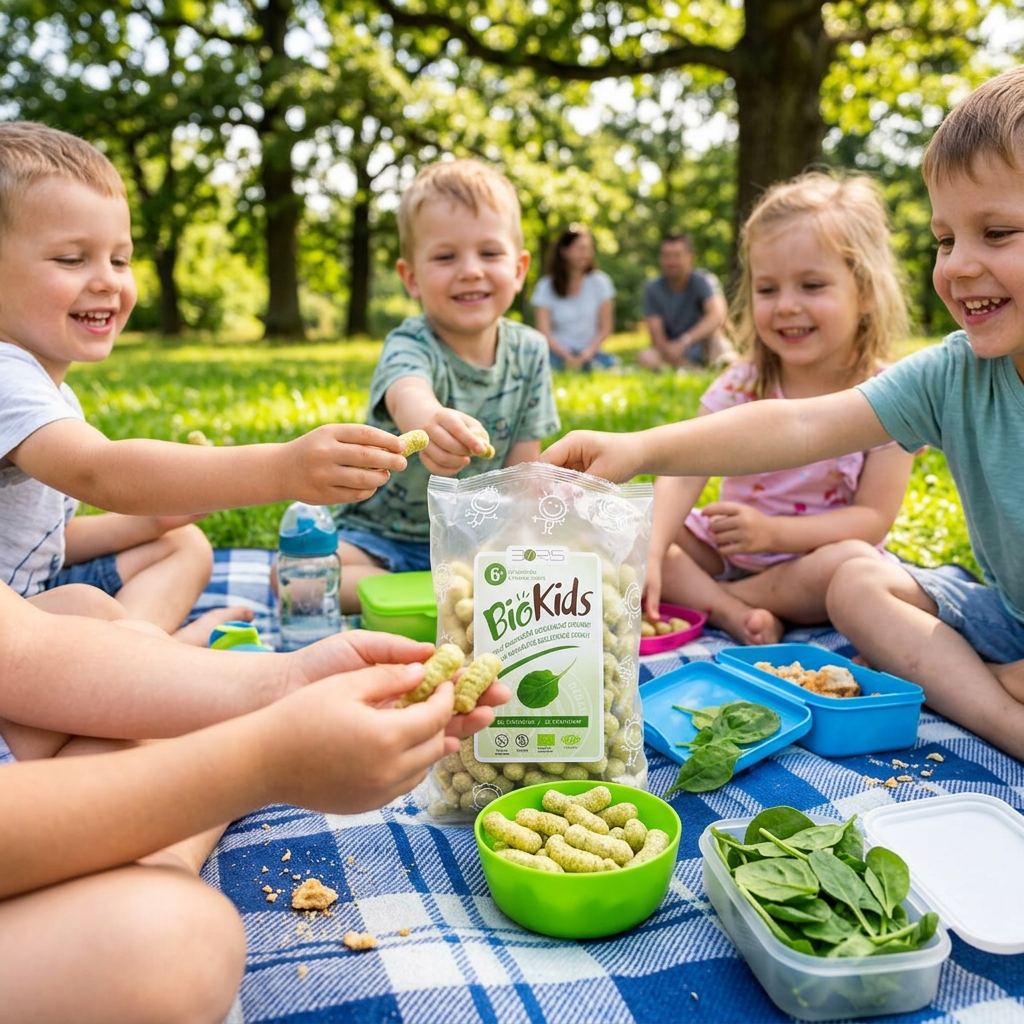 BIO detské chrumky so špenátom BioKIDS 55 g