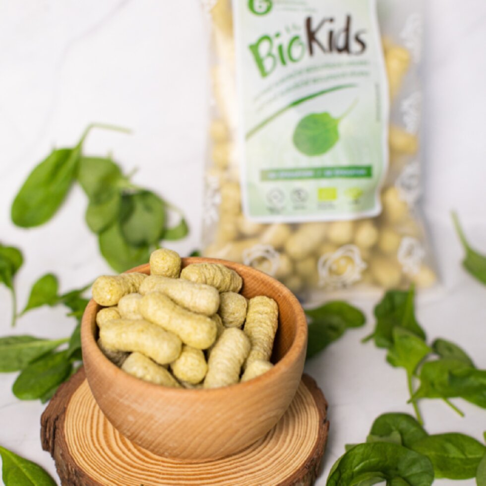 BIO detské chrumky so špenátom BioKIDS 55 g